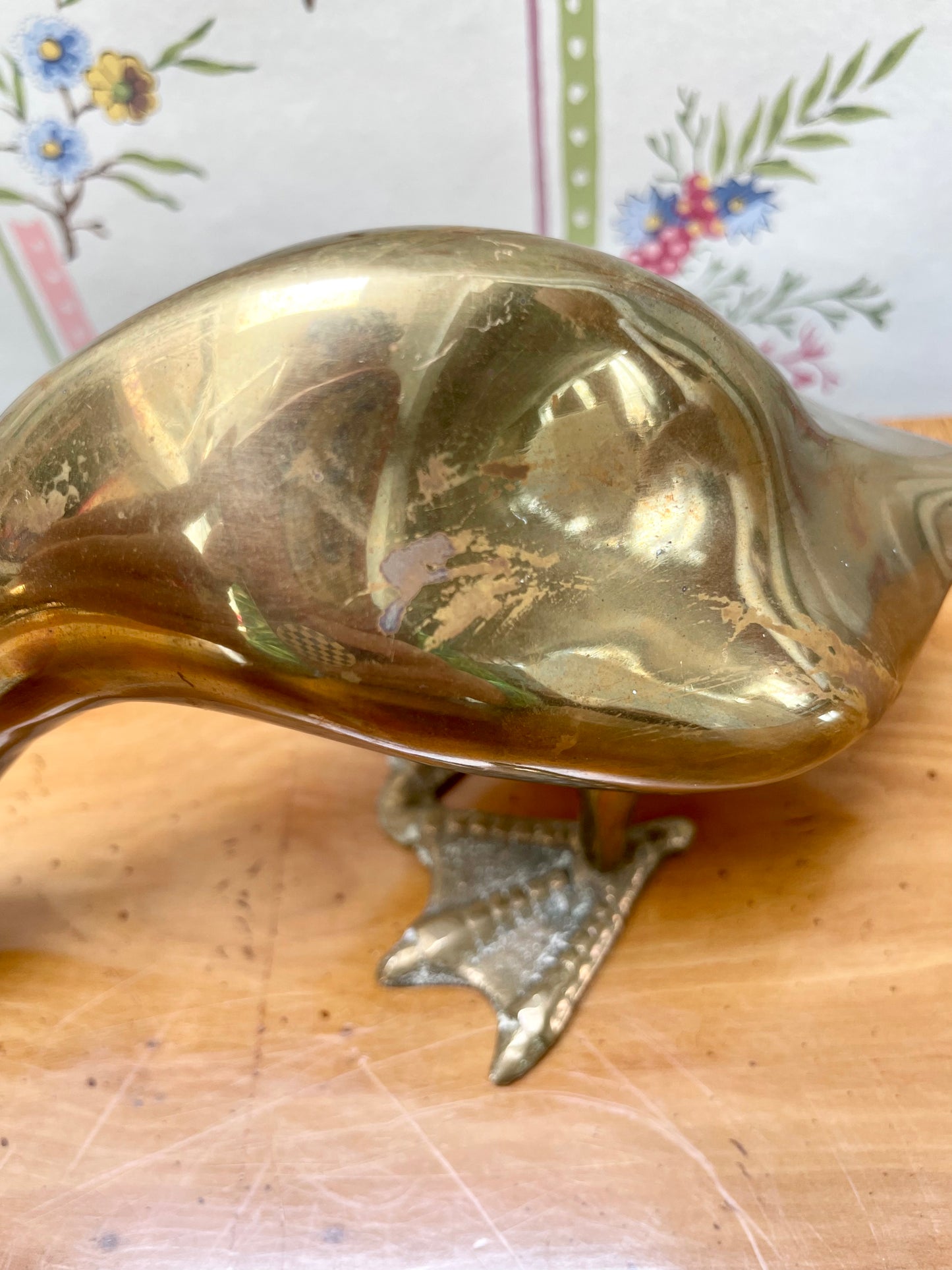 Pair of Brass Ducks