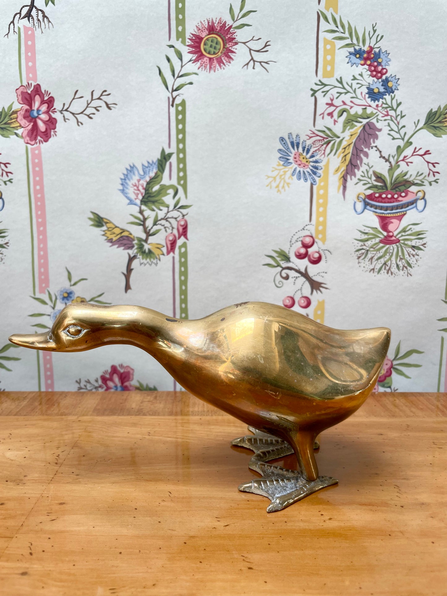 Pair of Brass Ducks