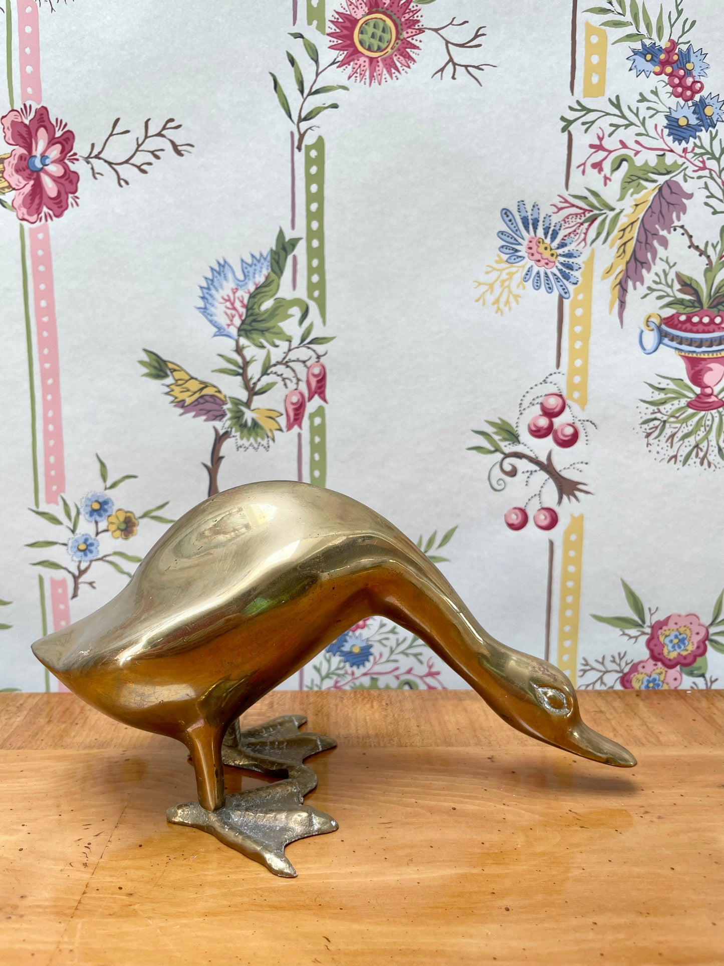 Pair of Brass Ducks