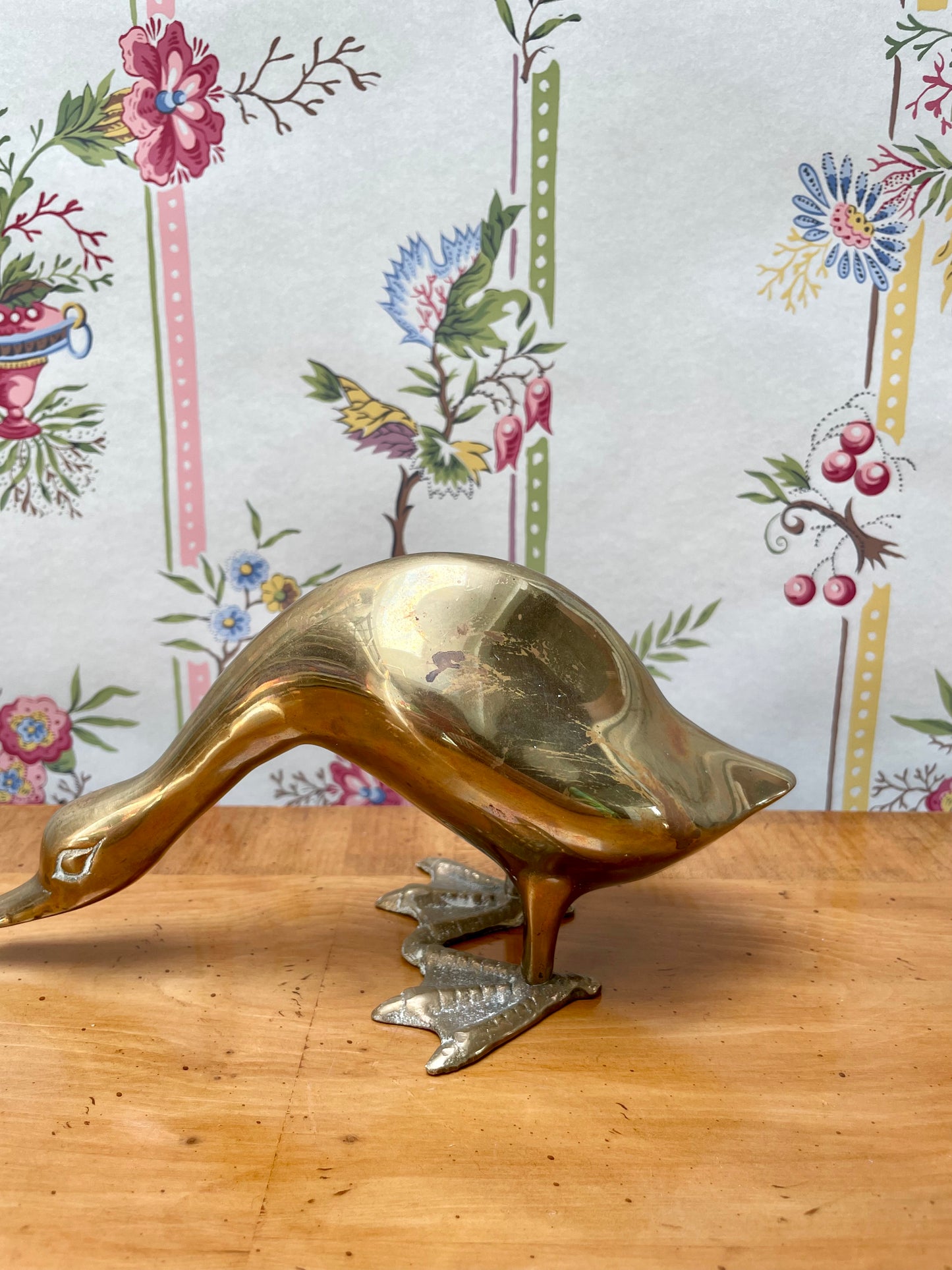 Pair of Brass Ducks